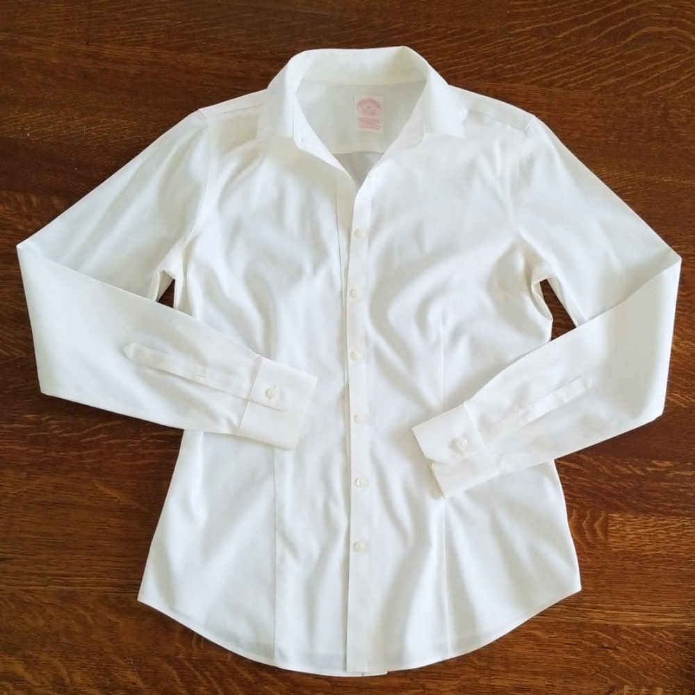 Brooks Brothers Petite Non-Iron Button Up